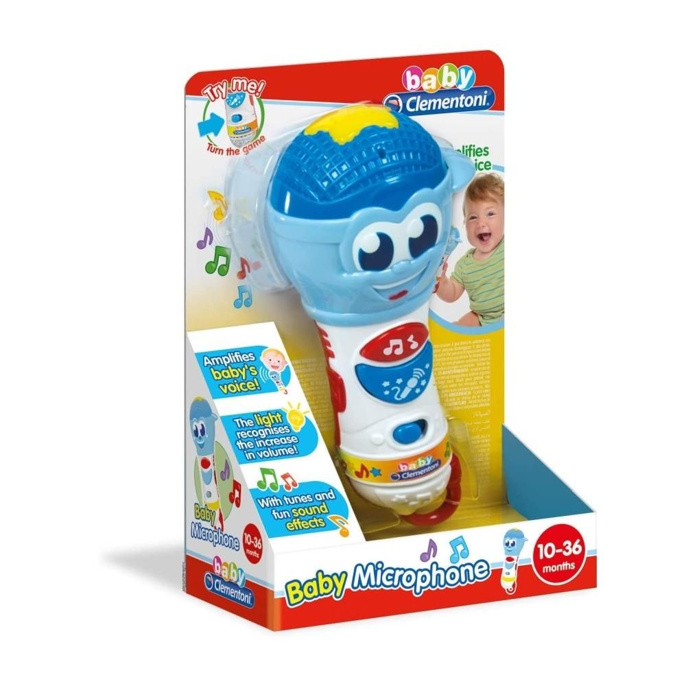 Clementoni Baby Mikrofon hangokkal, fényekkel