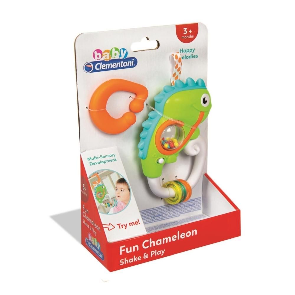Clementoni Baby Mókás kaméleon csörgő