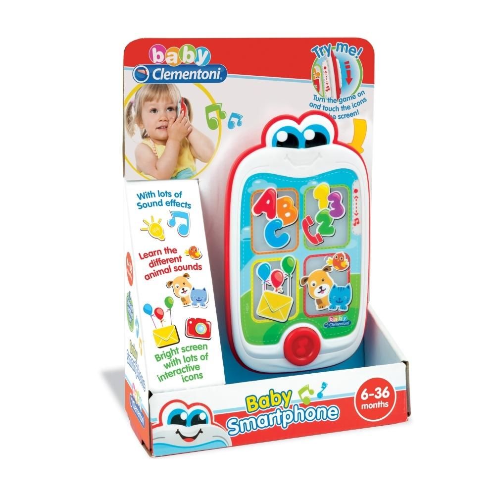 Clementoni Baby Okostelefon hangokkal, fényekkel