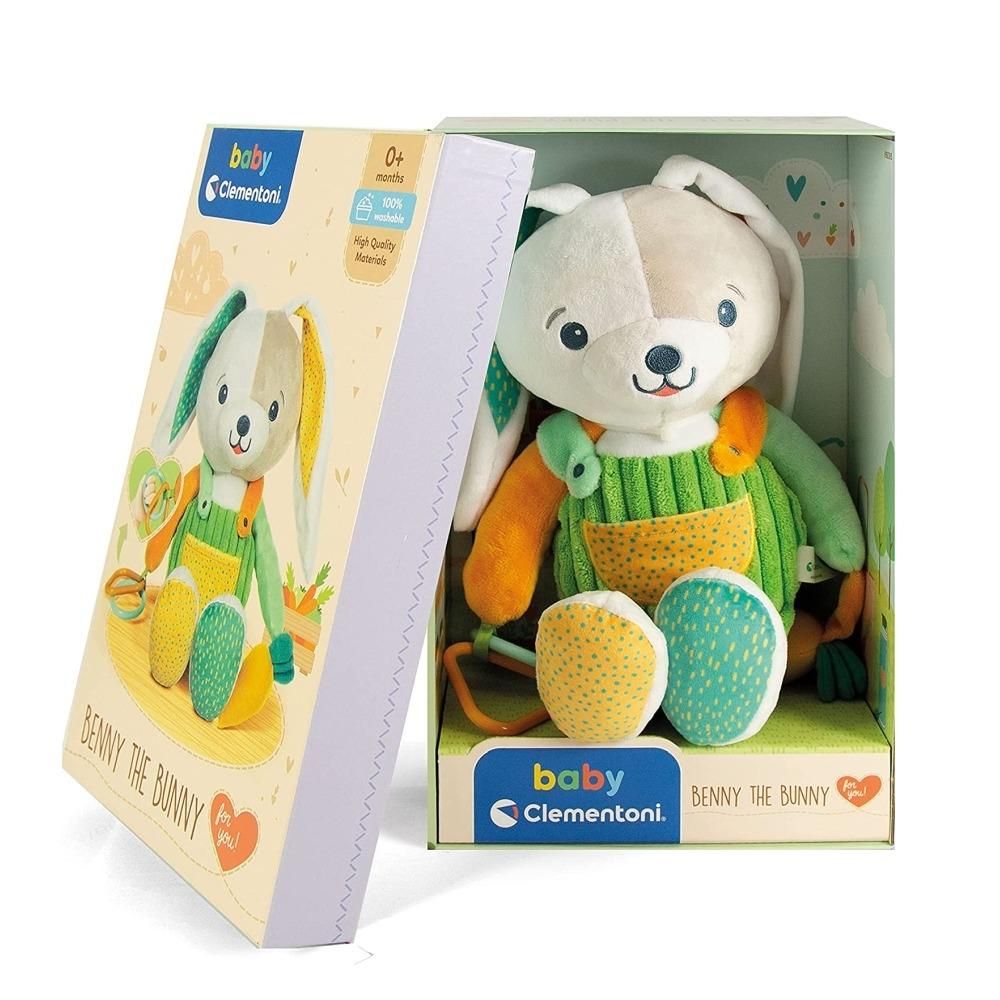 Clementoni Baby Plüss díszdobozban - Benny nyuszi