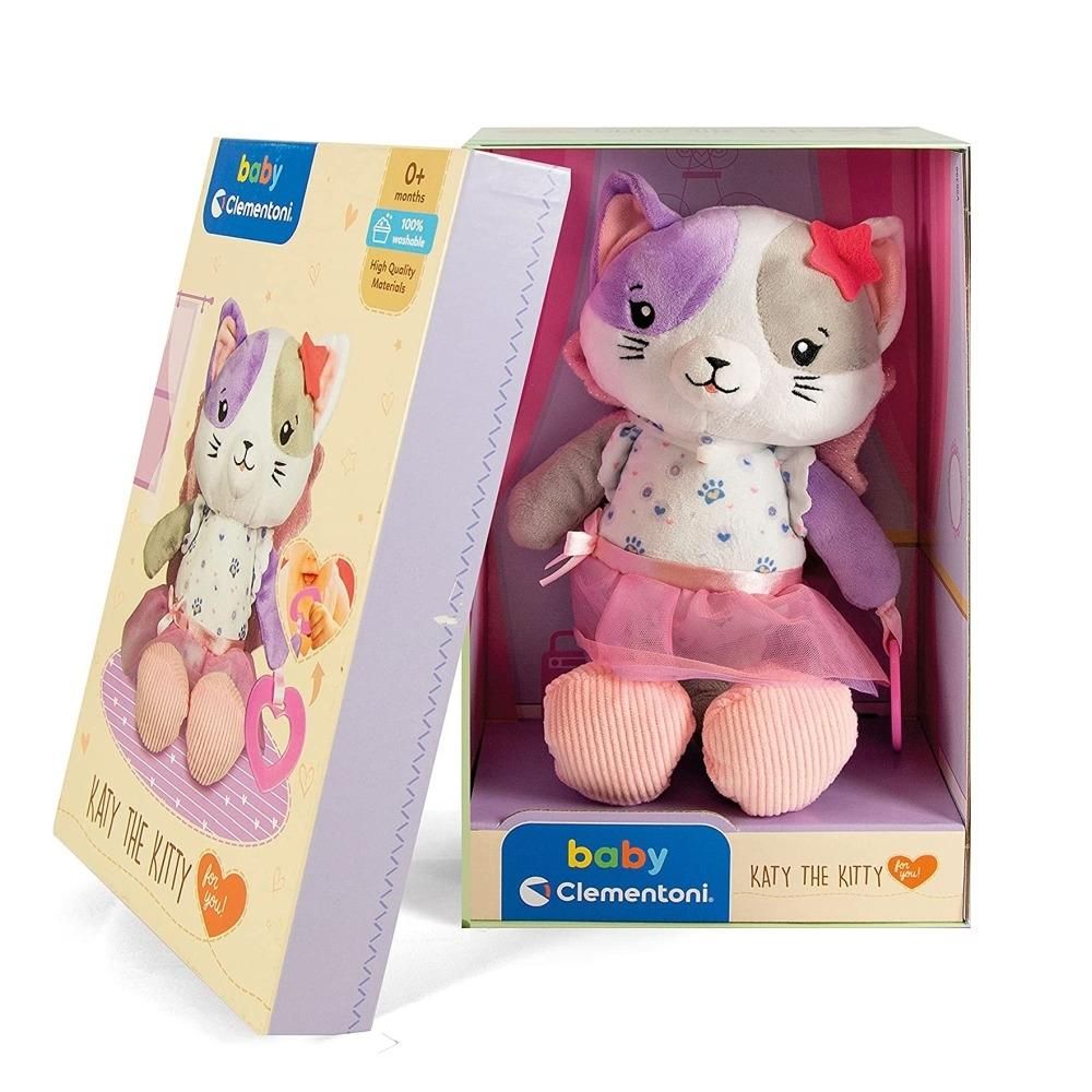 Clementoni Baby Plüss díszdobozban - Katy cica