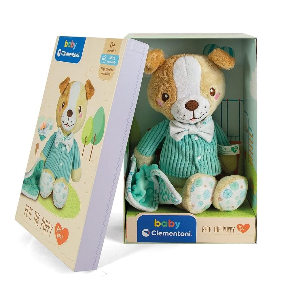 Clementoni Baby Plüss díszdobozban - Pete kutyus