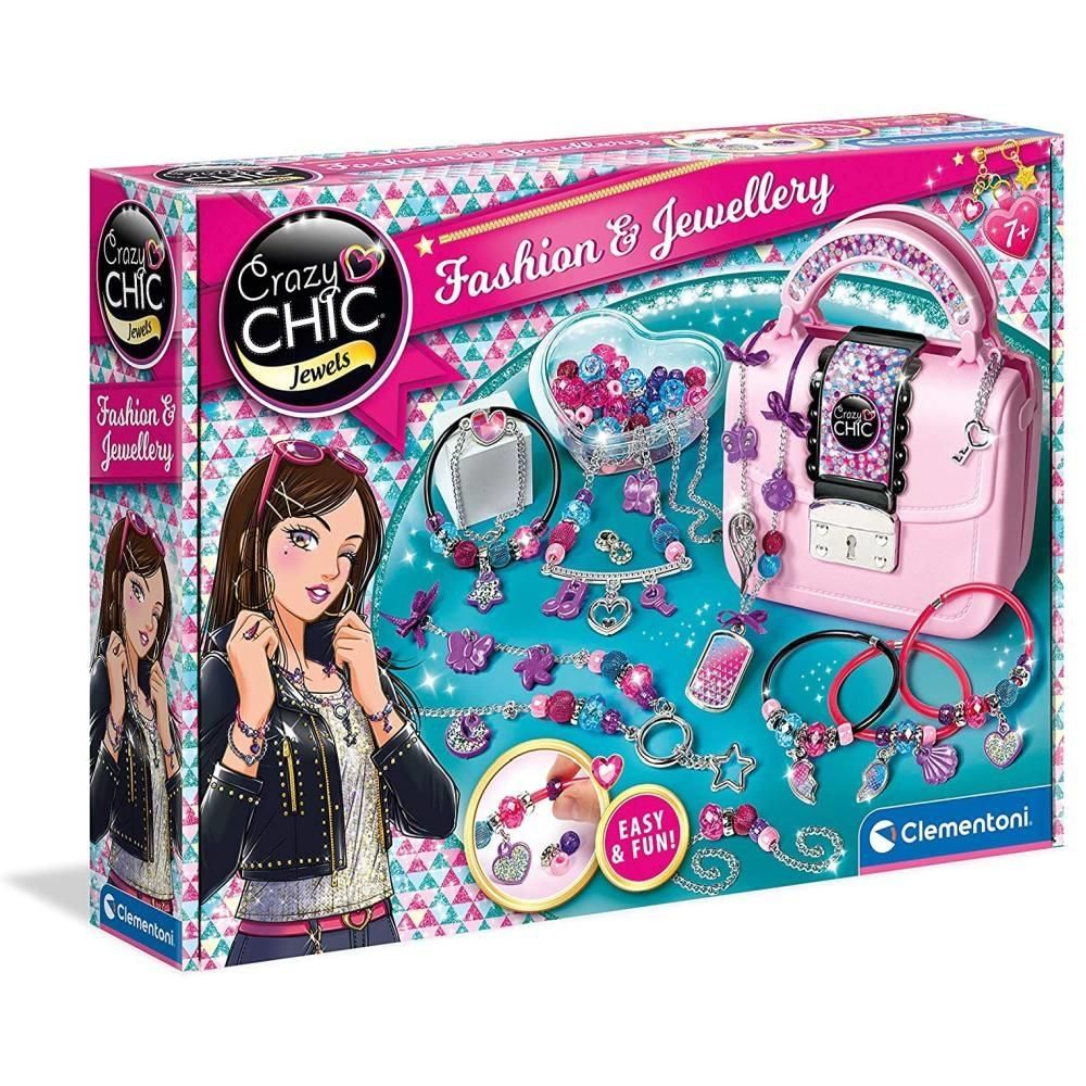 Clementoni Crazy Chic Divat és ékszerek táskában kreatív szett 