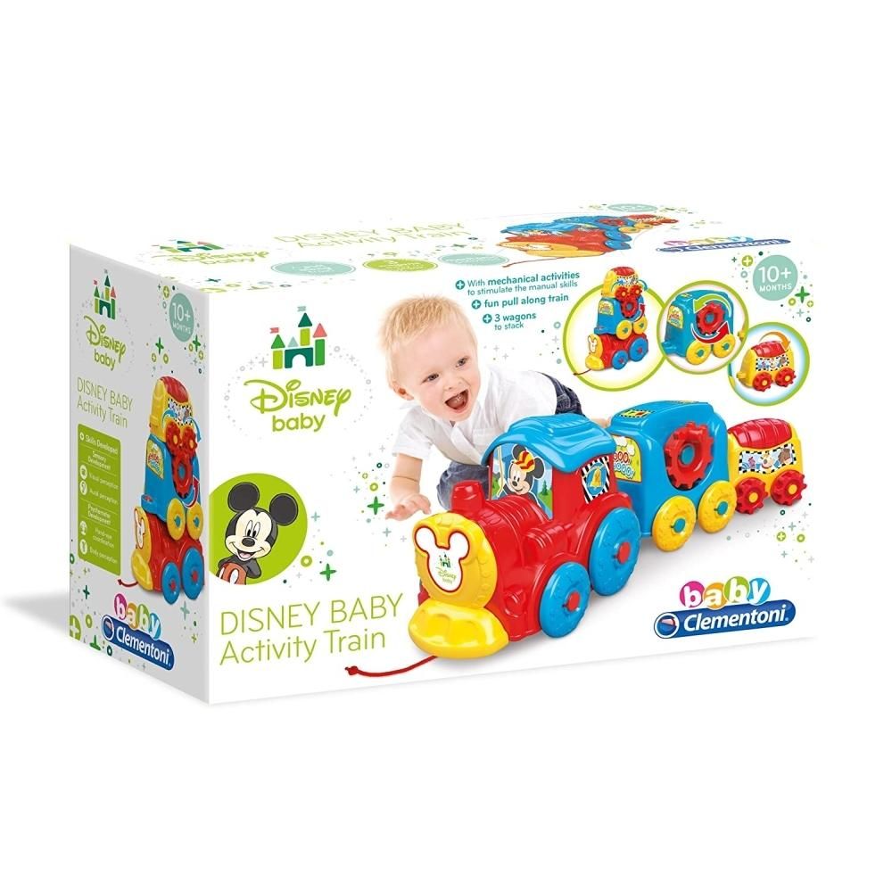 Clementoni Disney Baby Mickey fejlesztő vonat