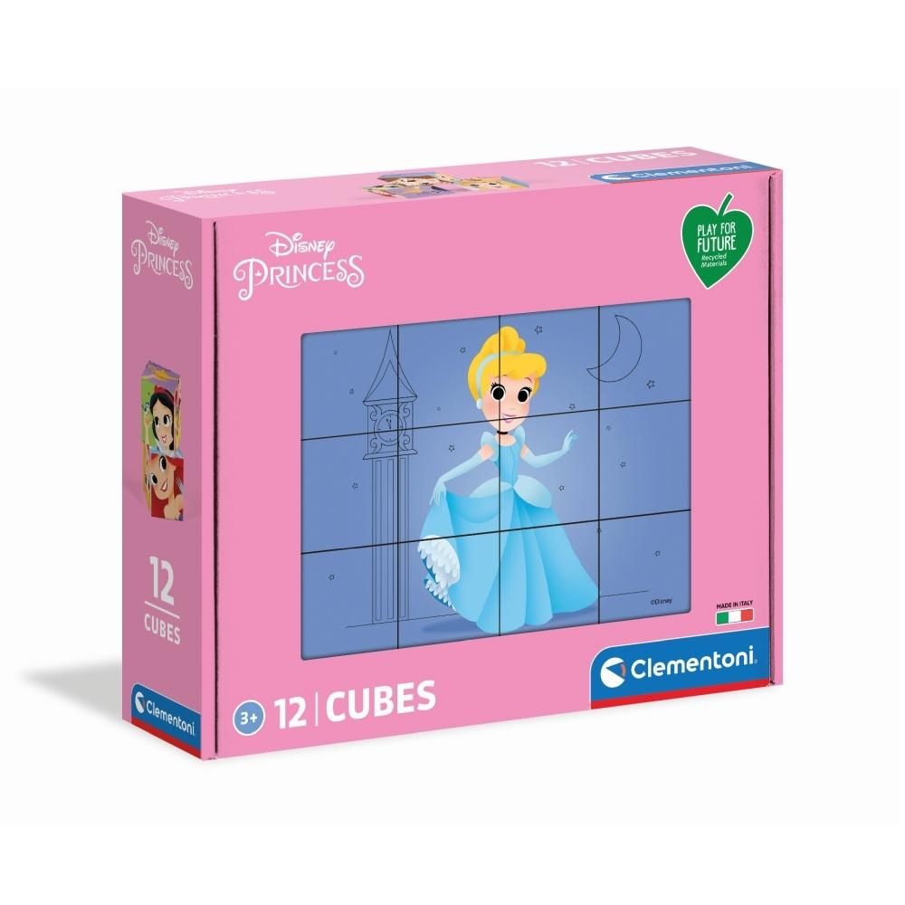 Clementoni Mesekocka 12 db, Play for future - Disney Hercegnők