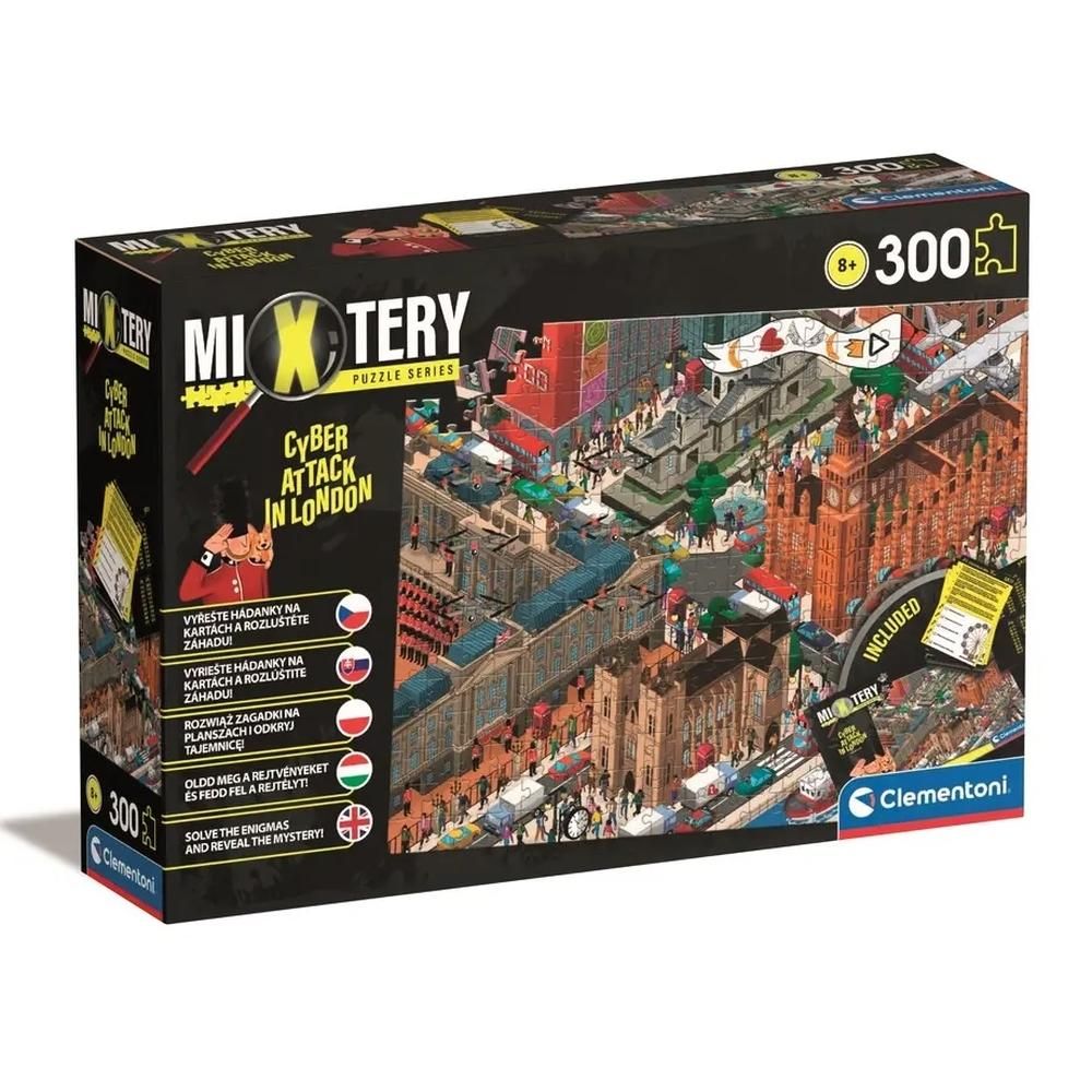 Clementoni Mixtery Puzzle 300 db - Hackertámadás Londonban