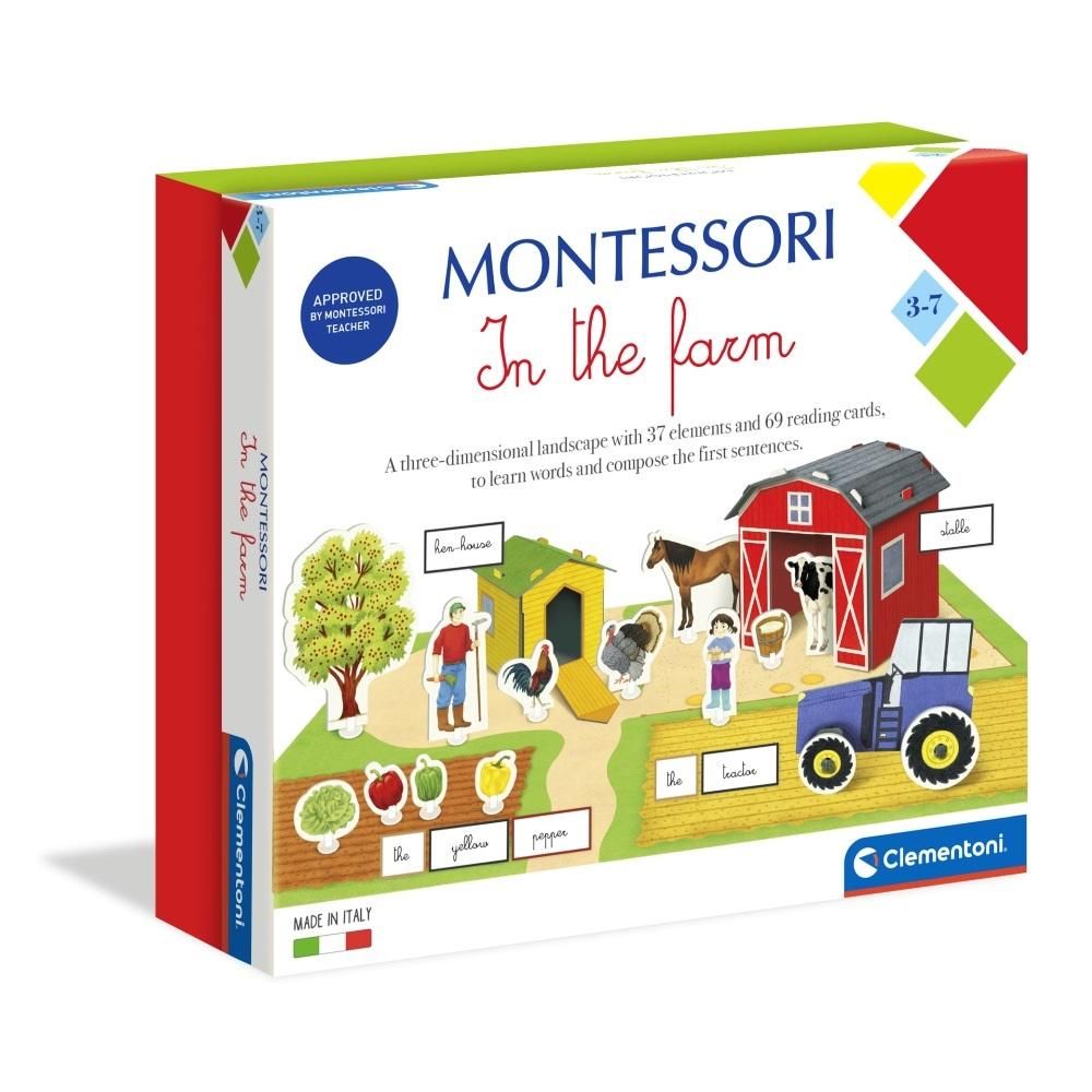 Clementoni Montessori A farmon (angol nyelvű)