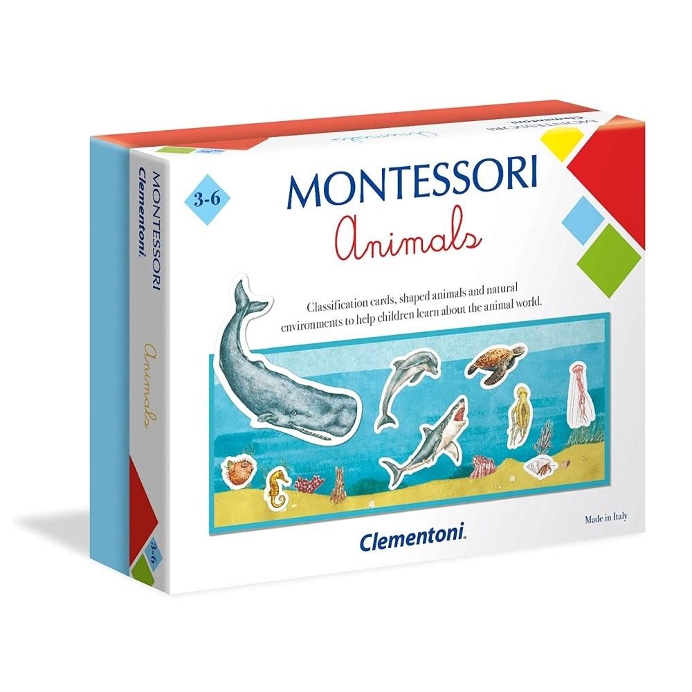 Clementoni Montessori Állatok (angol nyelvű)