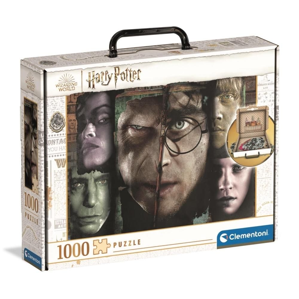Clementoni Puzzle 1000 db, bőröndben - Harry Potter