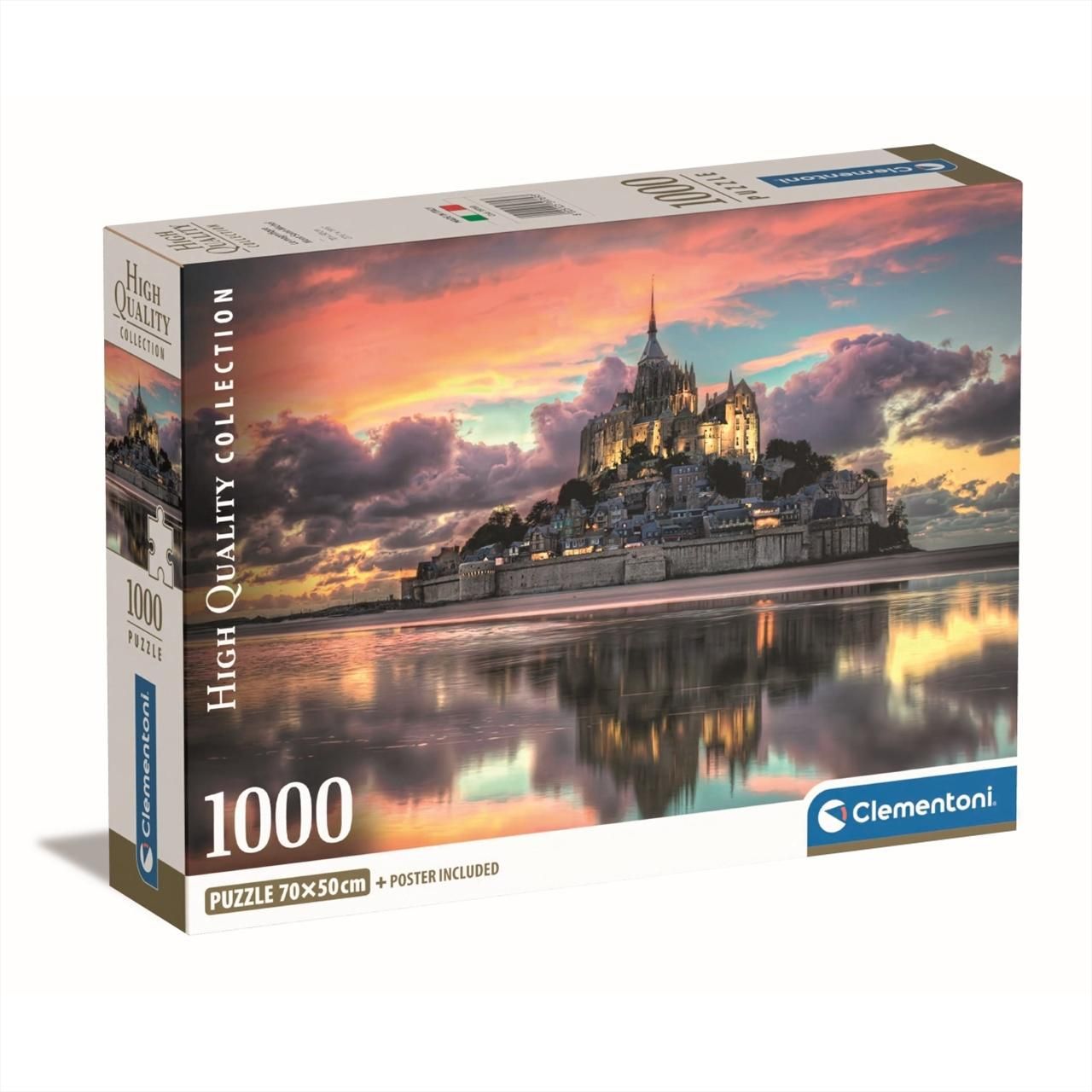 Clementoni Puzzle 1000 db High Quality Collection - A csodálatos Mont Saint-Michel