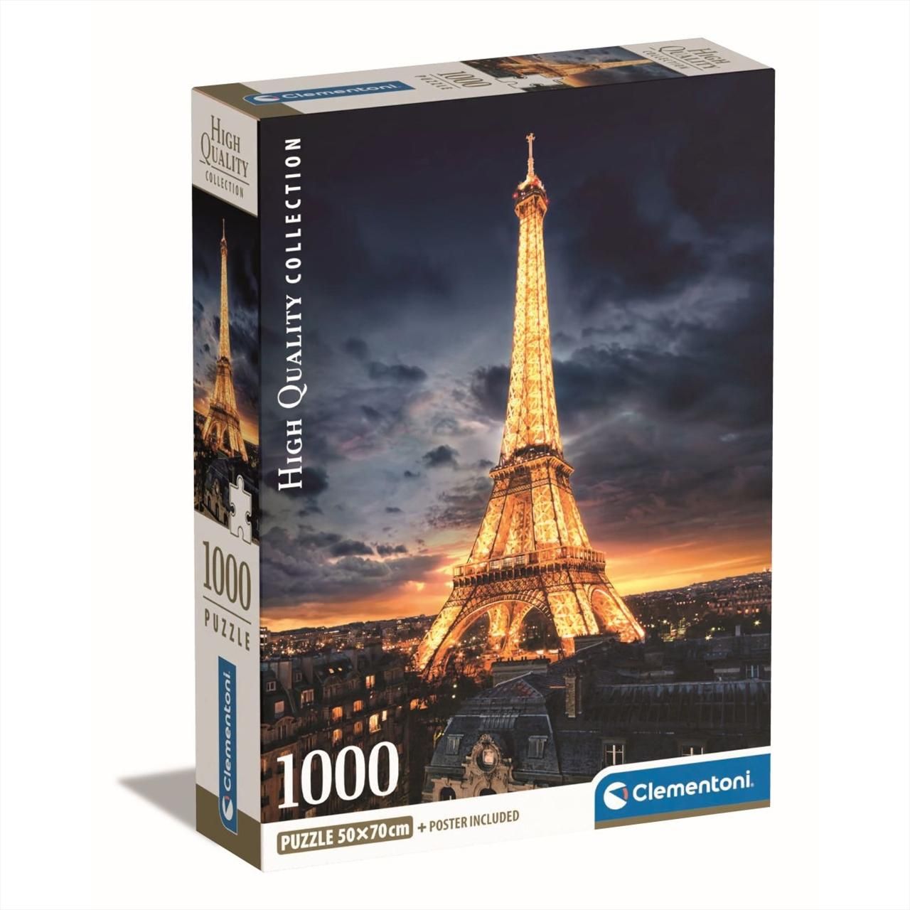 Clementoni Puzzle 1000 db High Quality Collection - Eiffel torony