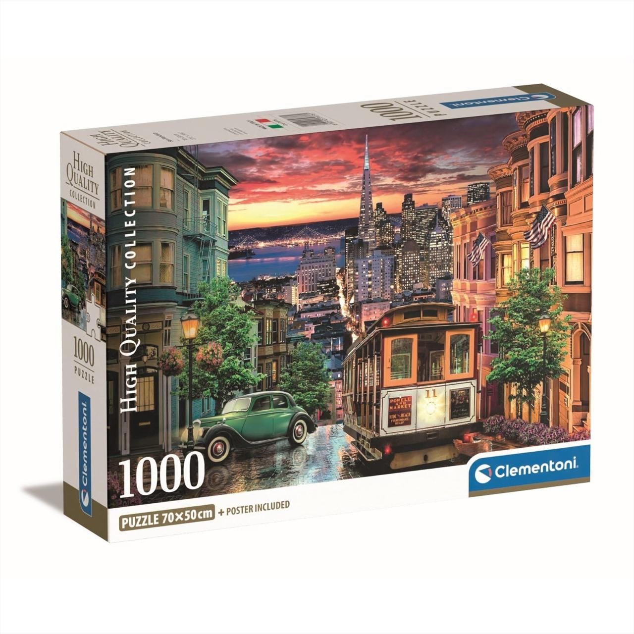 Clementoni Puzzle 1000 db High Quality Collection - San Francisco