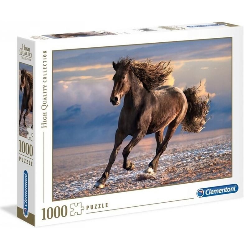 Clementoni Puzzle 1000 db High Quality Collection - Szabadon vágtató ló
