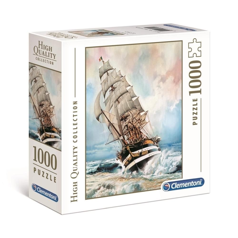 Clementoni Puzzle 1000 db High Quality Collection, négyzet alakú dobozban - Amerigo Vespucci