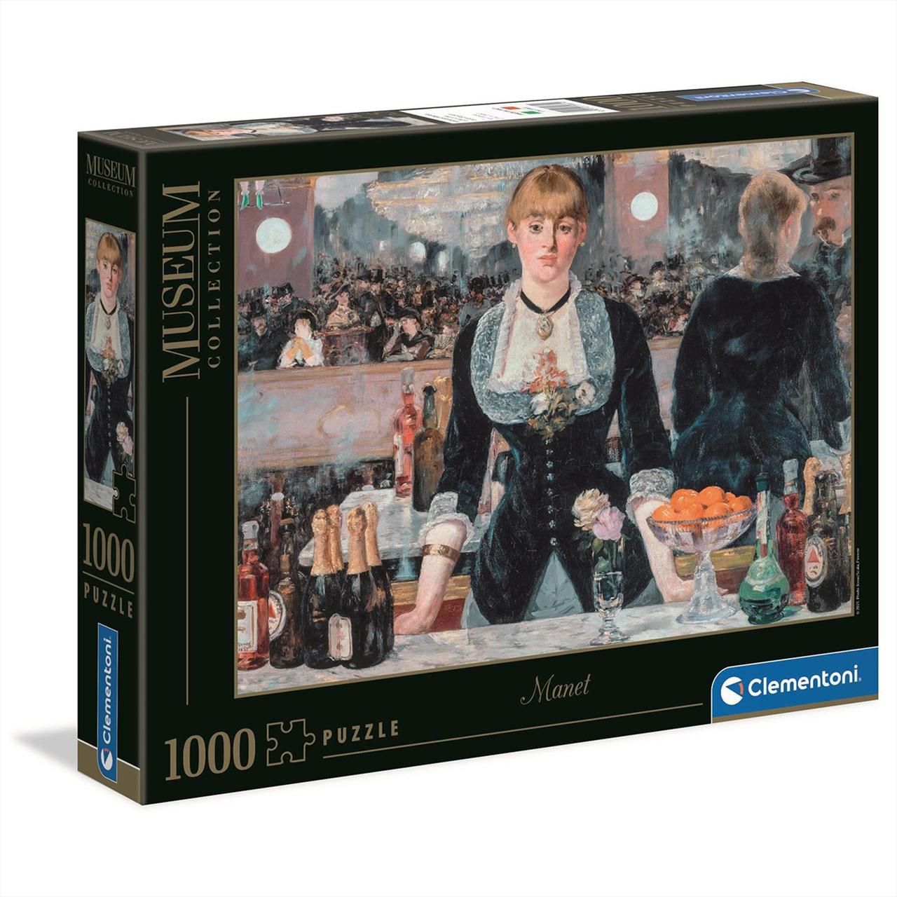Clementoni Puzzle 1000 db Múzeum kollekció - Manet, A Folies-Bergere bárja