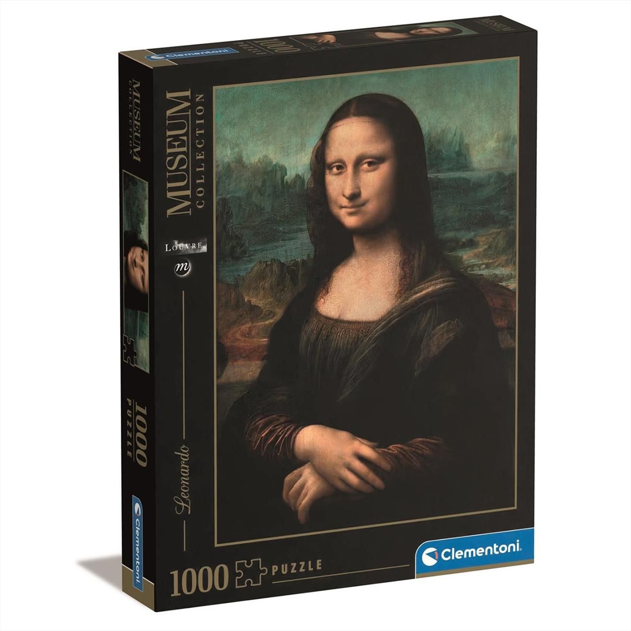 Clementoni Puzzle 1000 db Múzeum kollekció - Mona Lisa