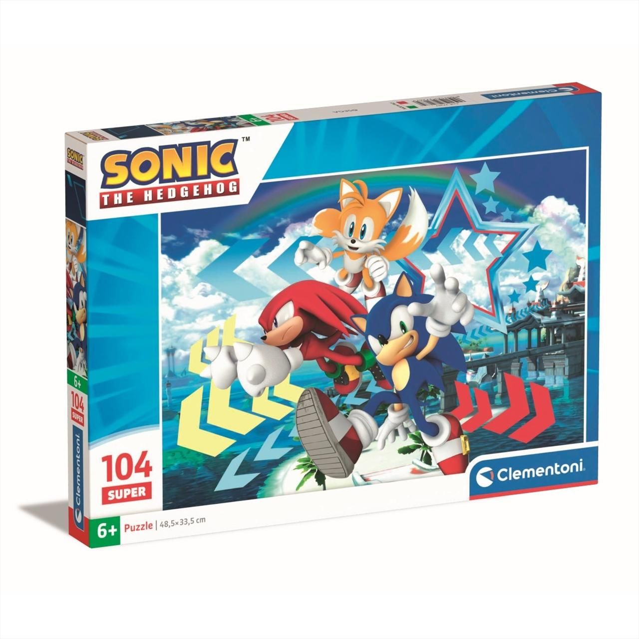 Clementoni Puzzle 104 db Super - Sonic