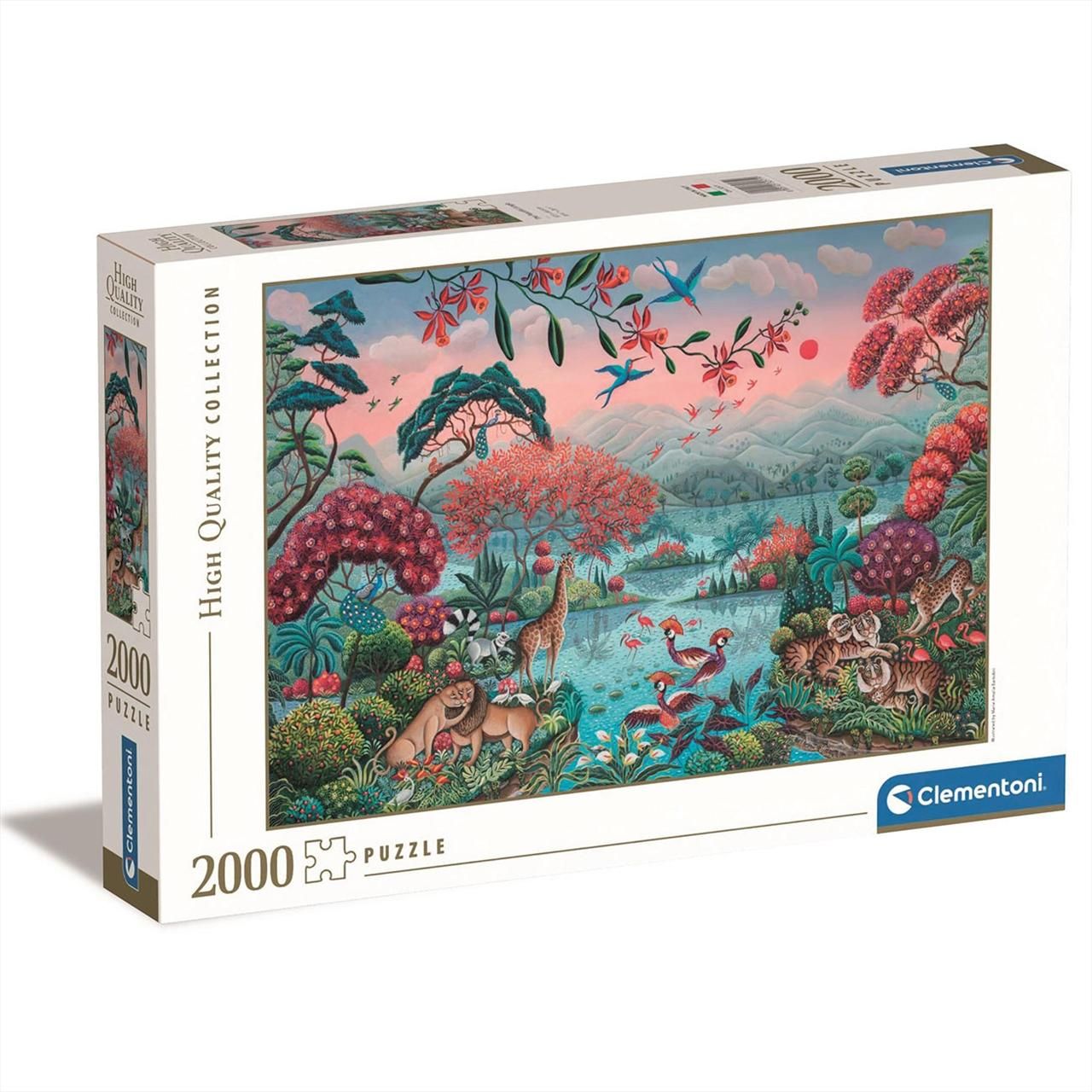 Clementoni Puzzle 2000 db High Quality Collection - Békés dzsungel