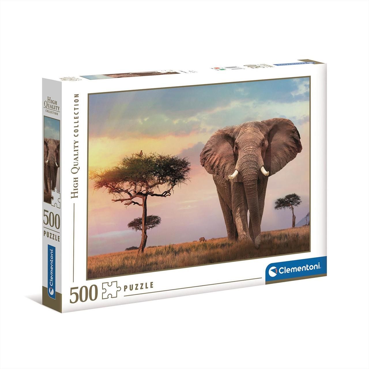 Clementoni Puzzle 500 db High Quality Collection - Afrika naplementében
