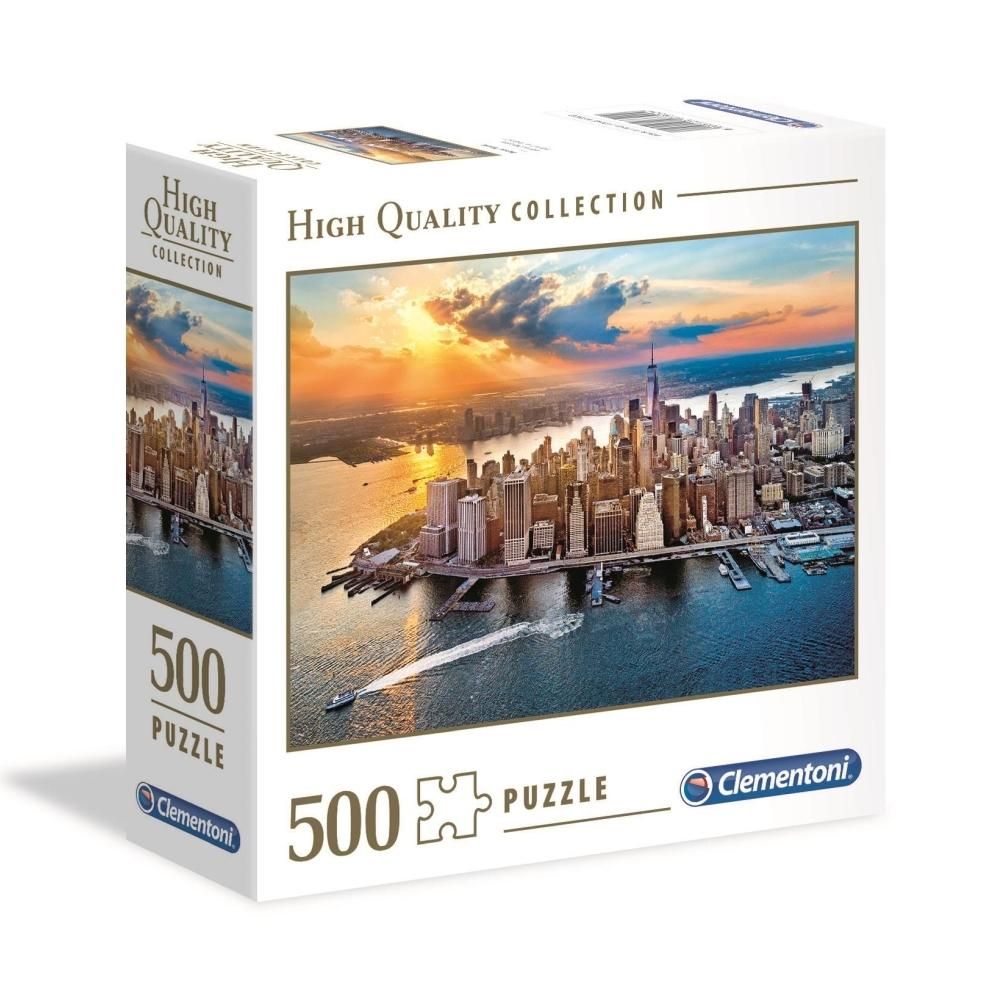 Clementoni Puzzle 500 db High Quality Collection, négyzet alakú dobozban - New York
