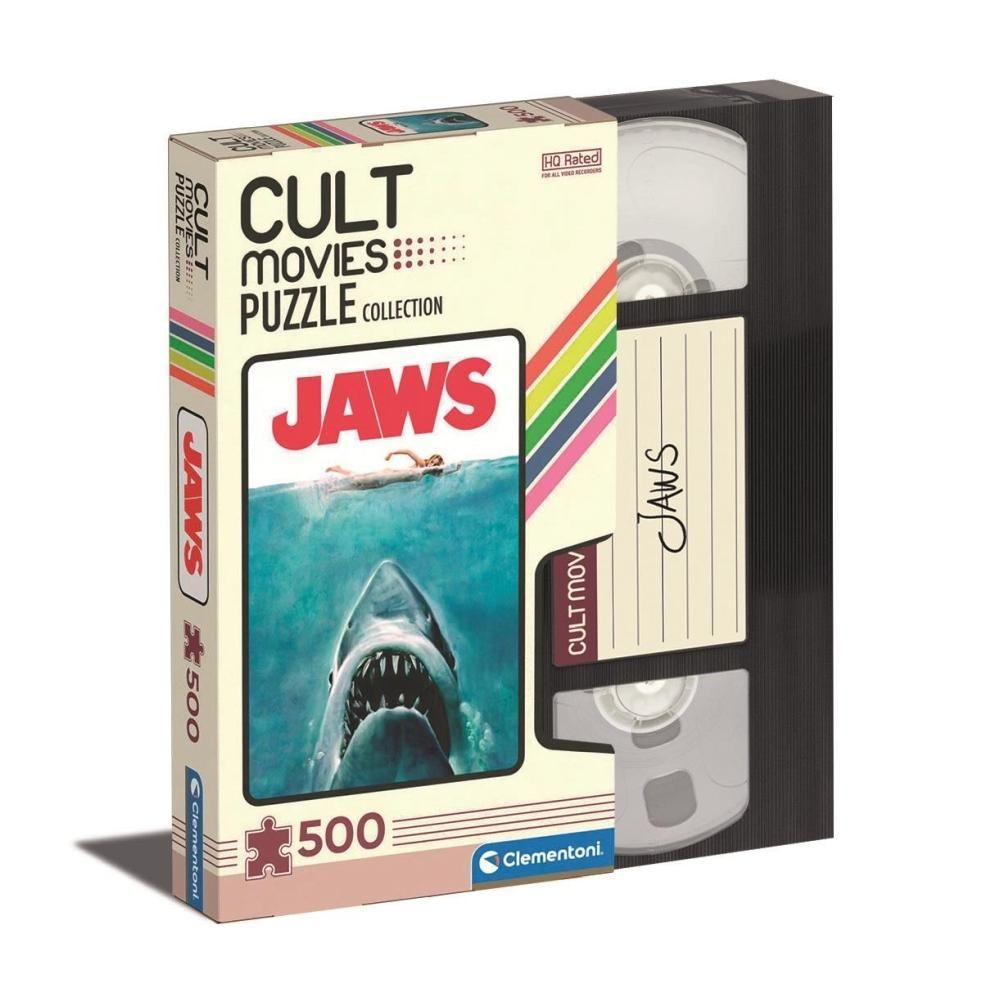 Clementoni Puzzle 500 db Kultuszfilmek kollekció - A cápa