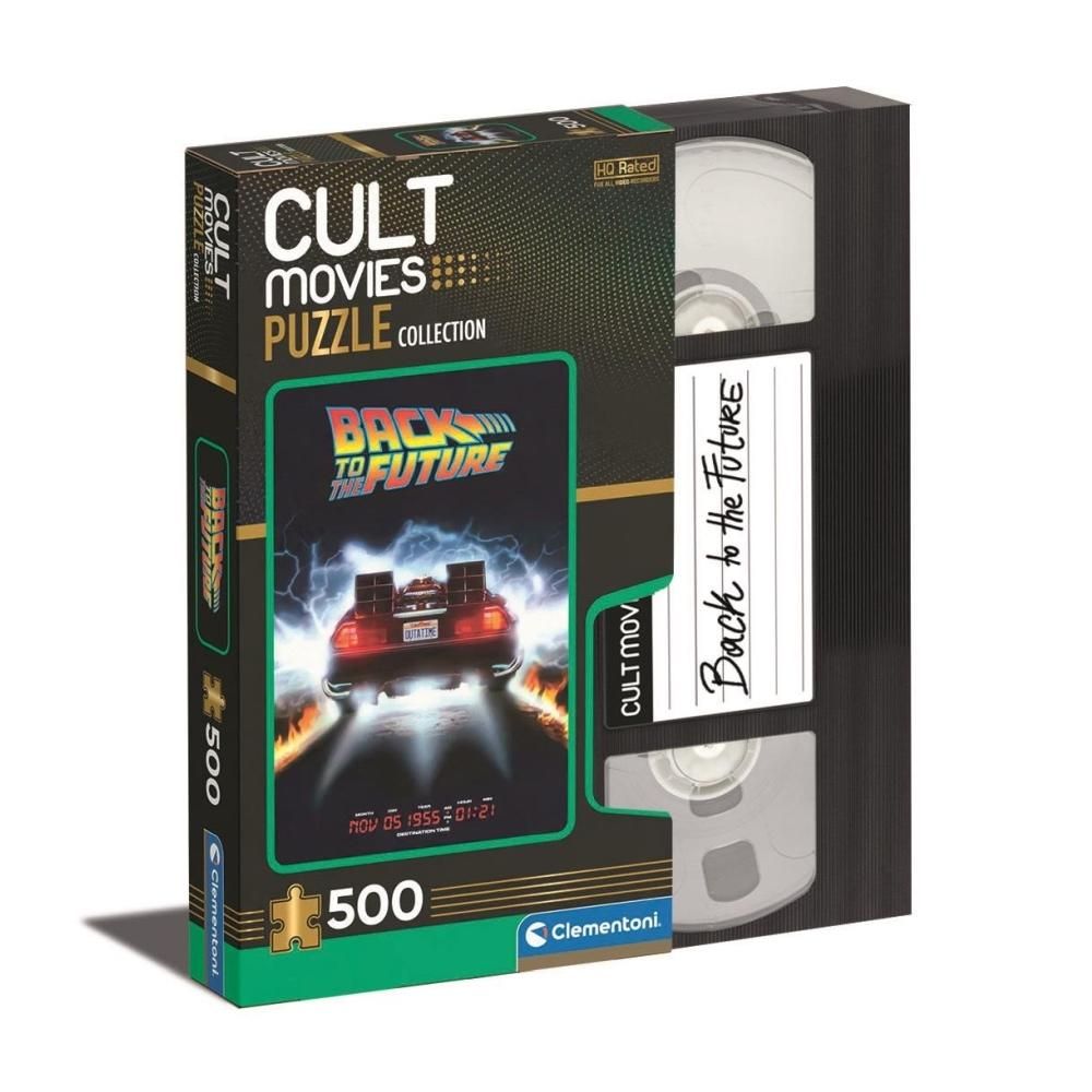 Clementoni Puzzle 500 db Kultuszfilmek kollekció - Vissza a jövőbe