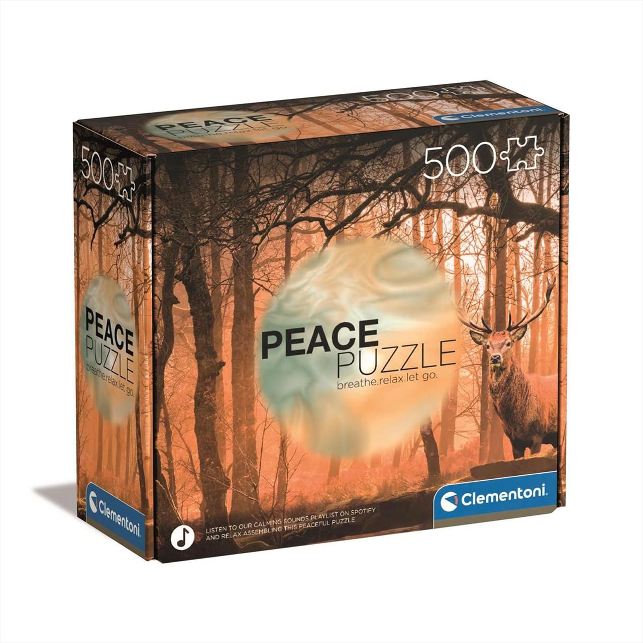 Clementoni Puzzle 500 db Peace - Sousogó csend