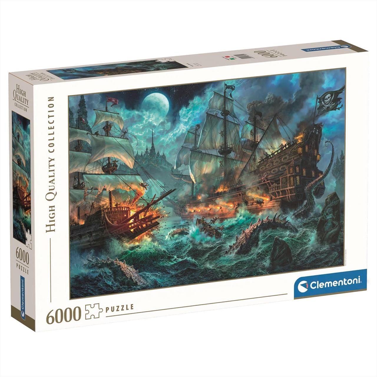 Clementoni Puzzle 6000 db High Quality Collection - Kalózok csatája