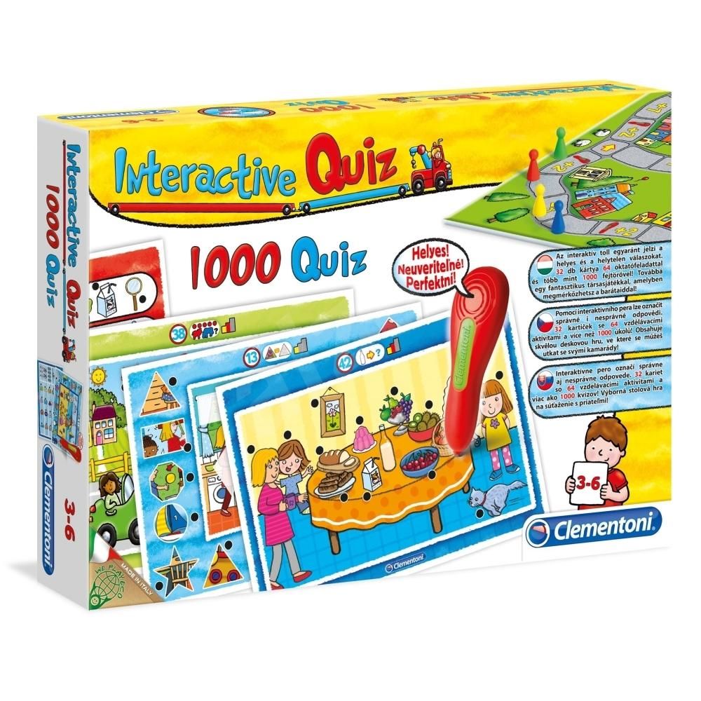 Clementoni Sapientino 1000 kvíz, interaktív tollal (2019)