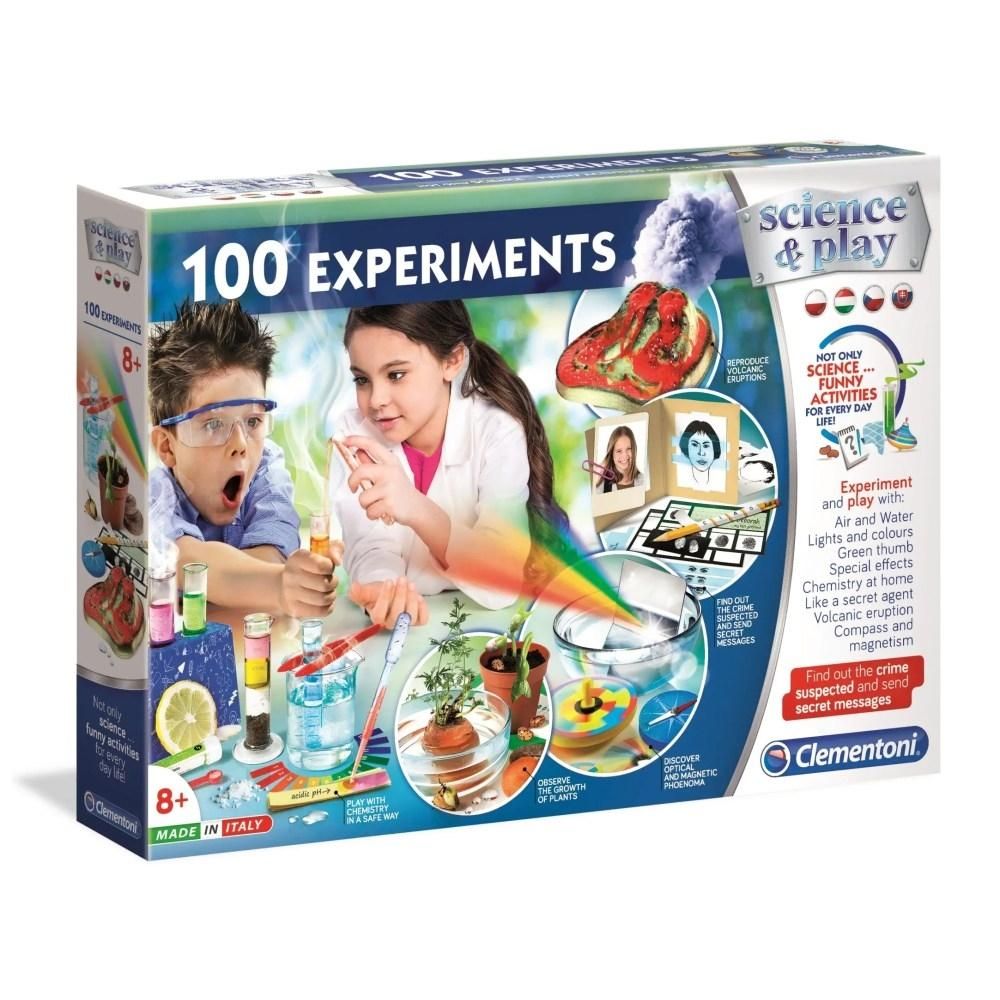 Clementoni Science 100 tudományos kísérlet készlet