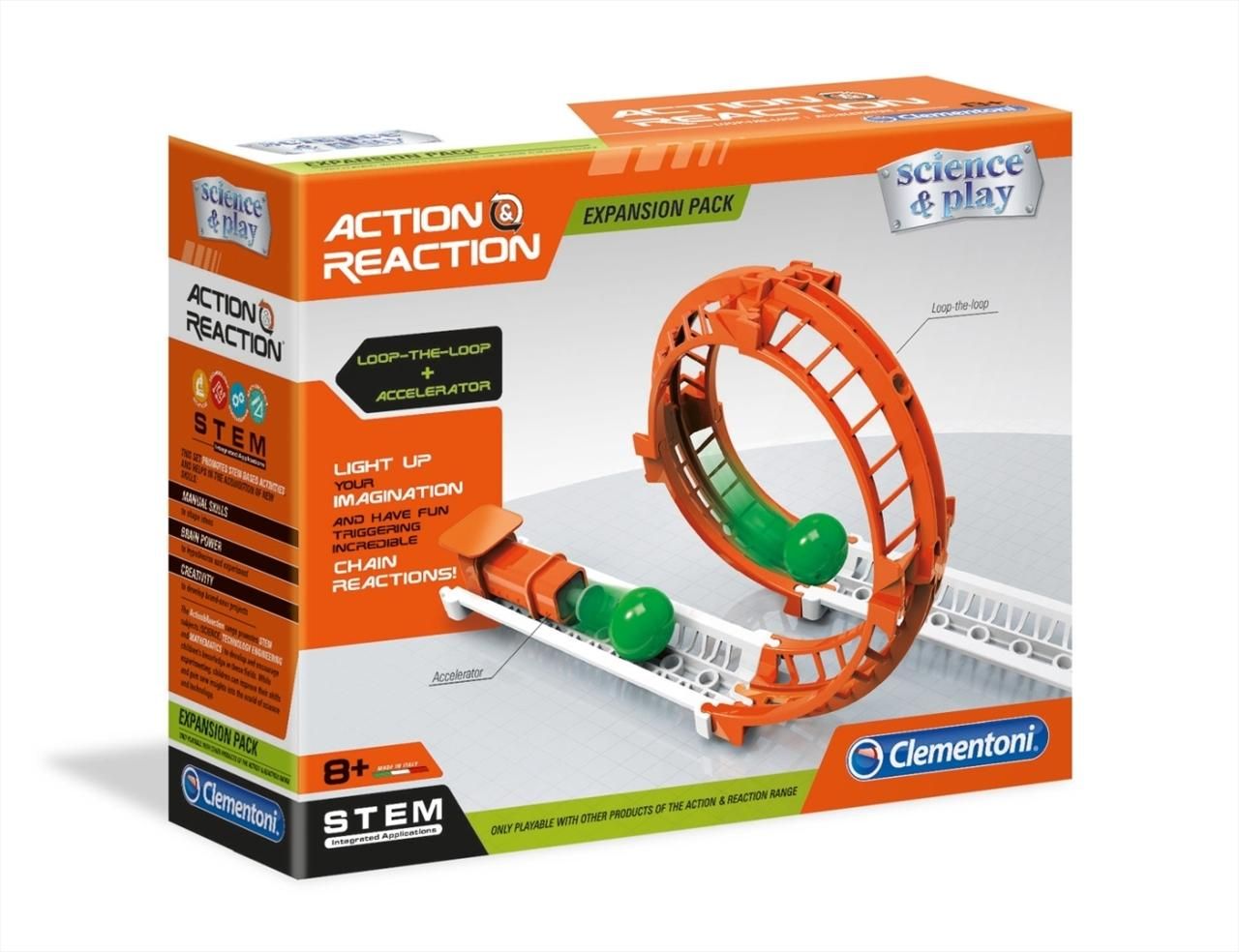 Clementoni Science Action & Reaction Hurok és kilövő kiegészítő szett