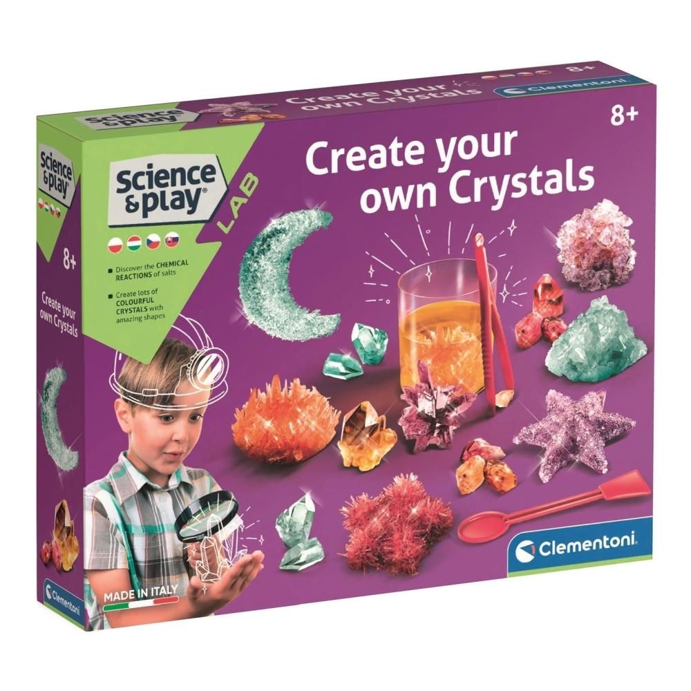 Clementoni Science Kristálynövesztő készlet