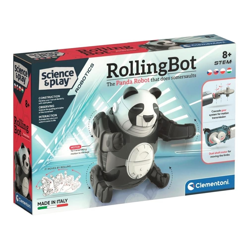 Clementoni Science Rolling Bot, a szaltózó robot panda