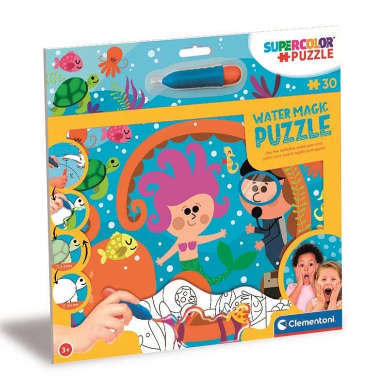 Clementoni Water Magic Puzzle 30 db Supercolor - A mélytenger