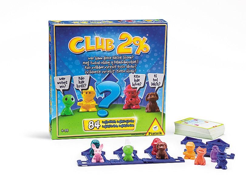 Club 2%-logikai társasjáték 