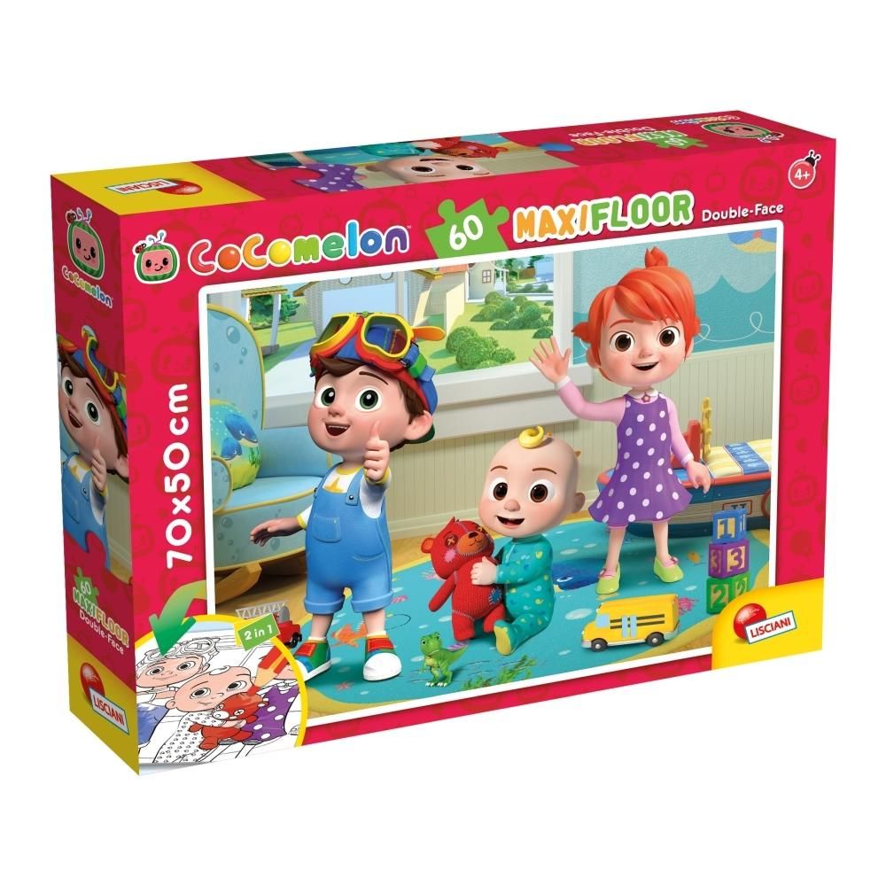 CoComelon maxi puzzle 60 db, 70x50 cm - Maci ölelés