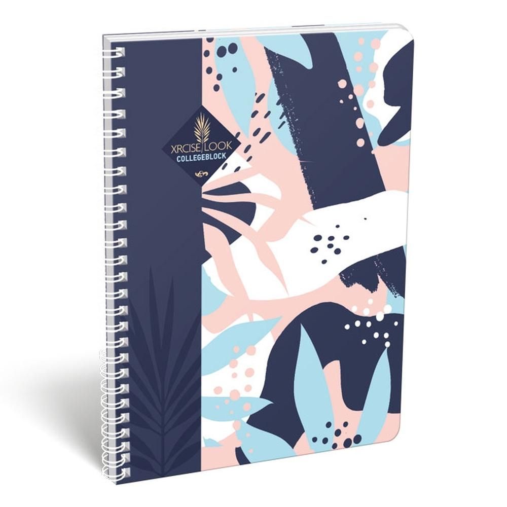 College block füzet A4, dupla spirálos, 100 lapos, vonalas - XRCiselook, Eight