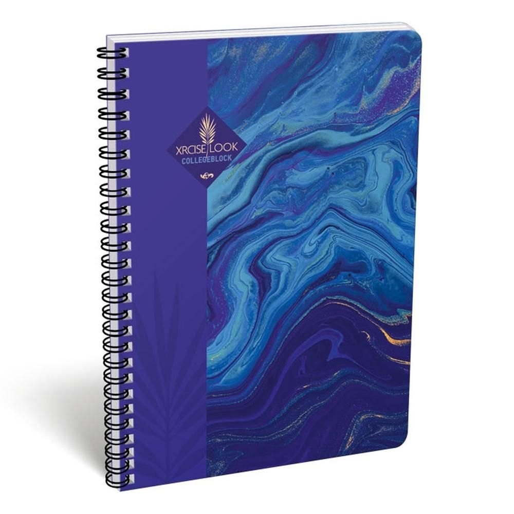 College block füzet A4, dupla spirálos, 100 lapos, vonalas - XRCiselook, Three