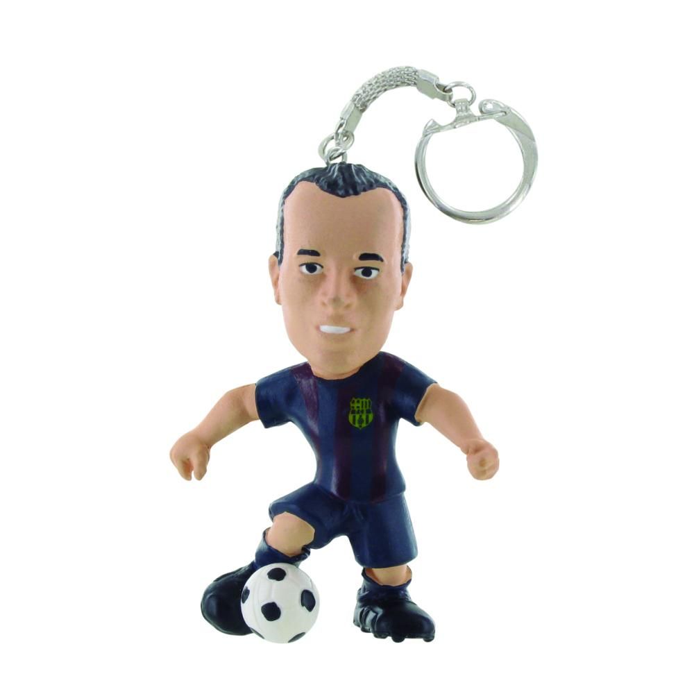 Comansi FC Barcelona - Andrés Iniesta focista kulcstartó 