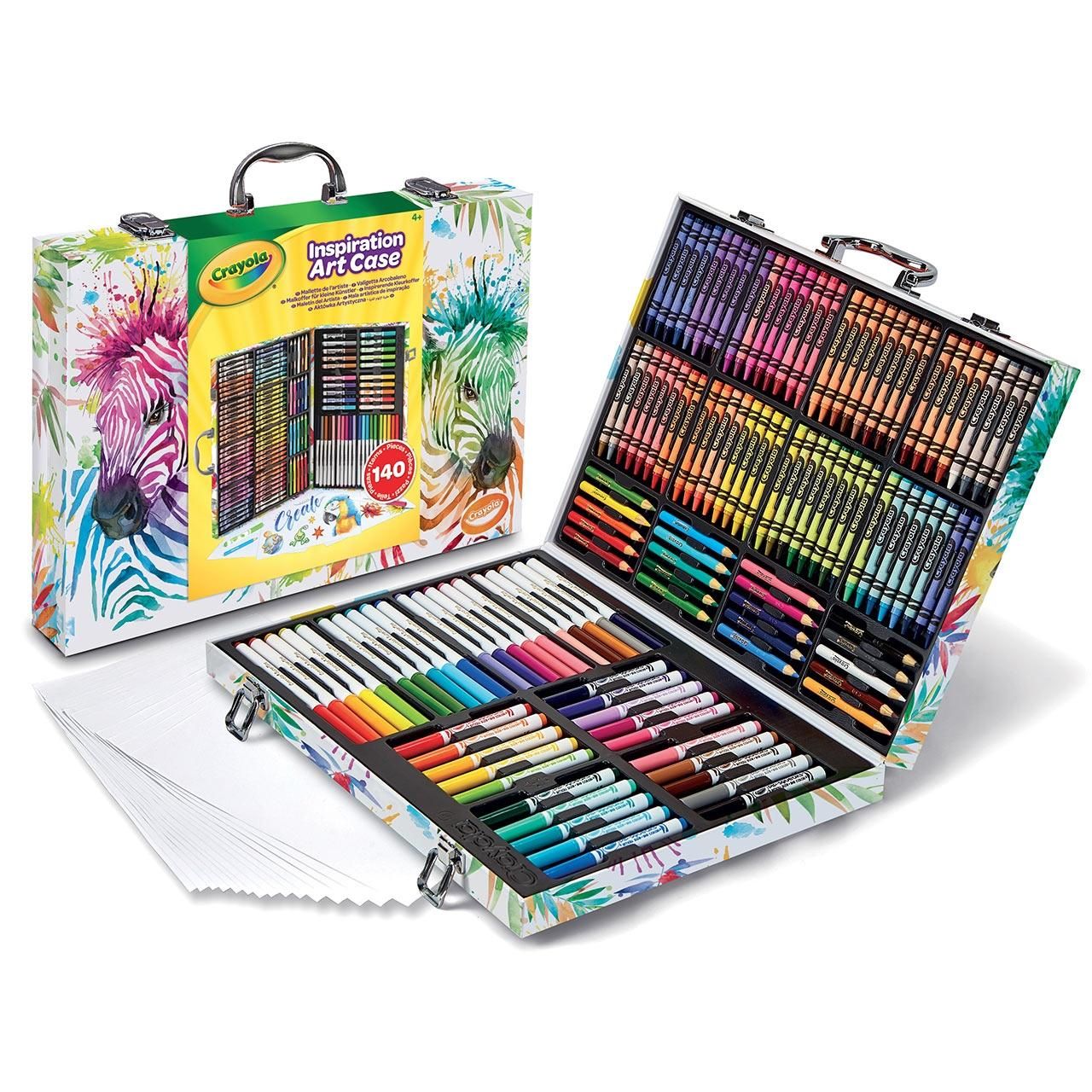Crayola 140 részes kreatív művész bőrönd