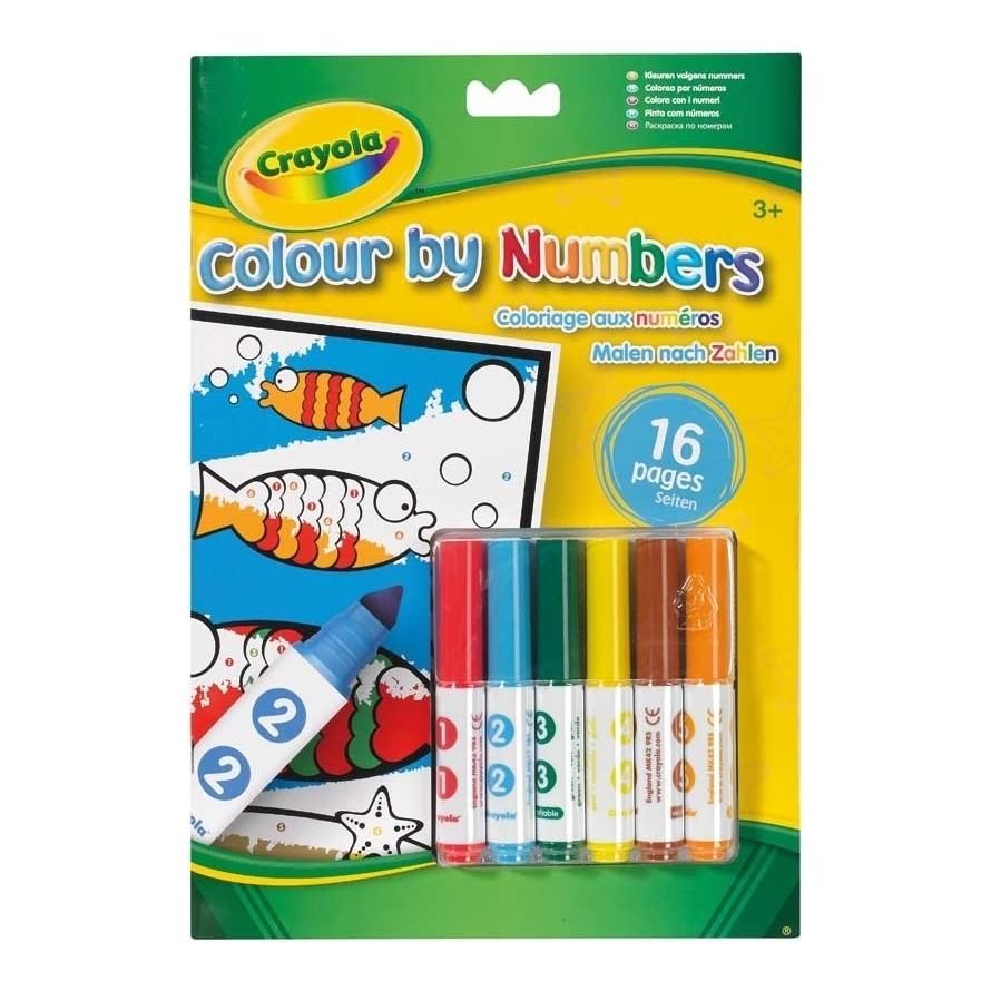 Crayola 16 lapos szám szerinti kifestő