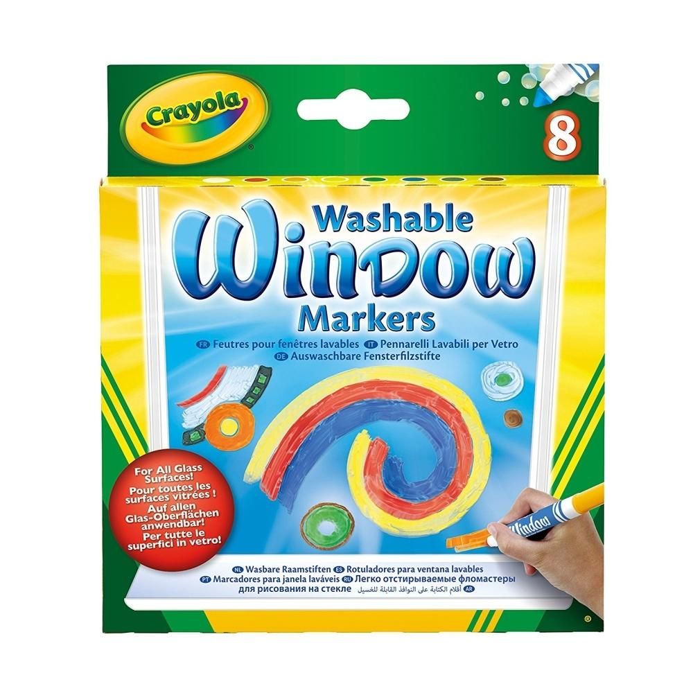 Crayola Ablakfestő filctoll 8 db