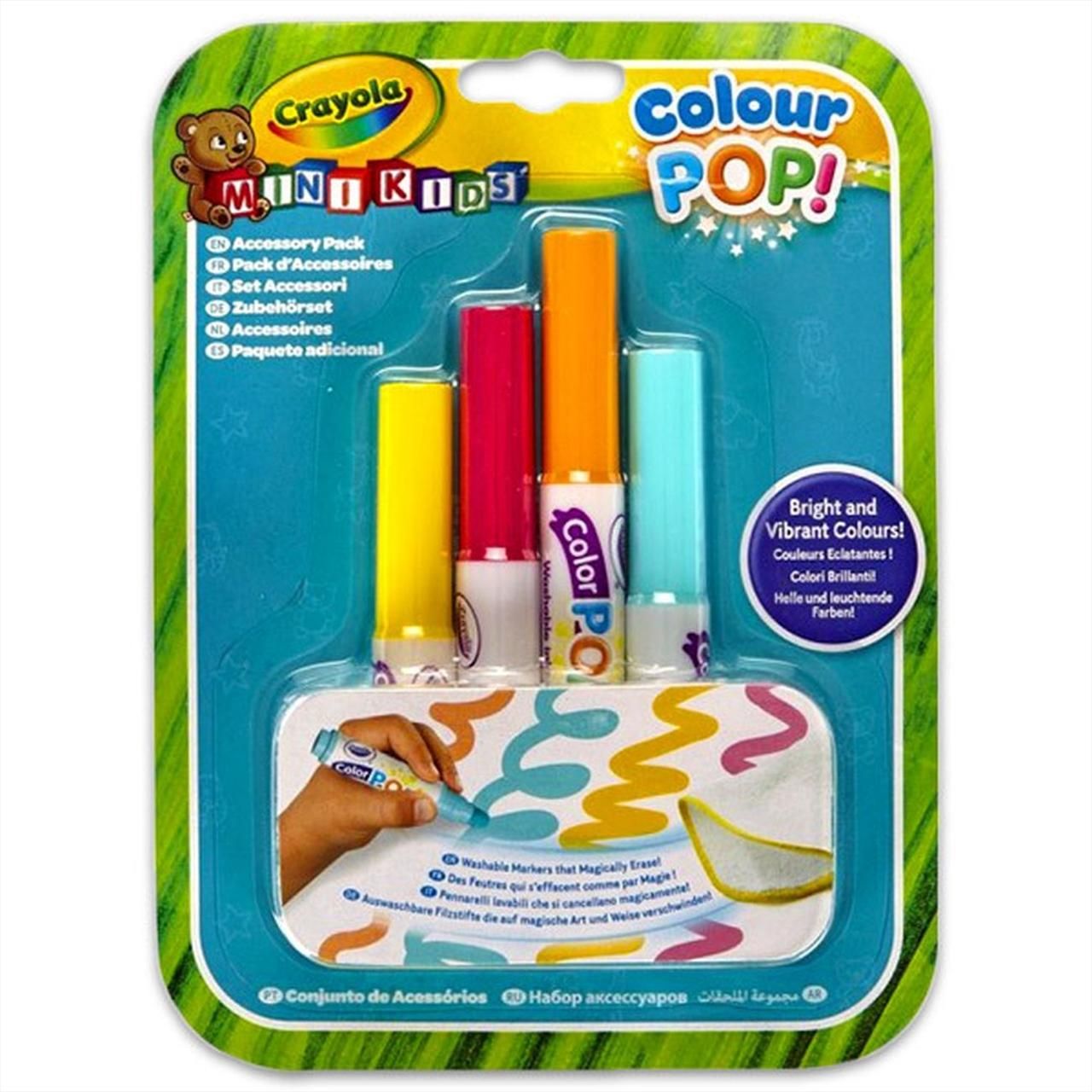 Crayola Colour Pop Irka-firka utántöltő filctoll 4 db-os