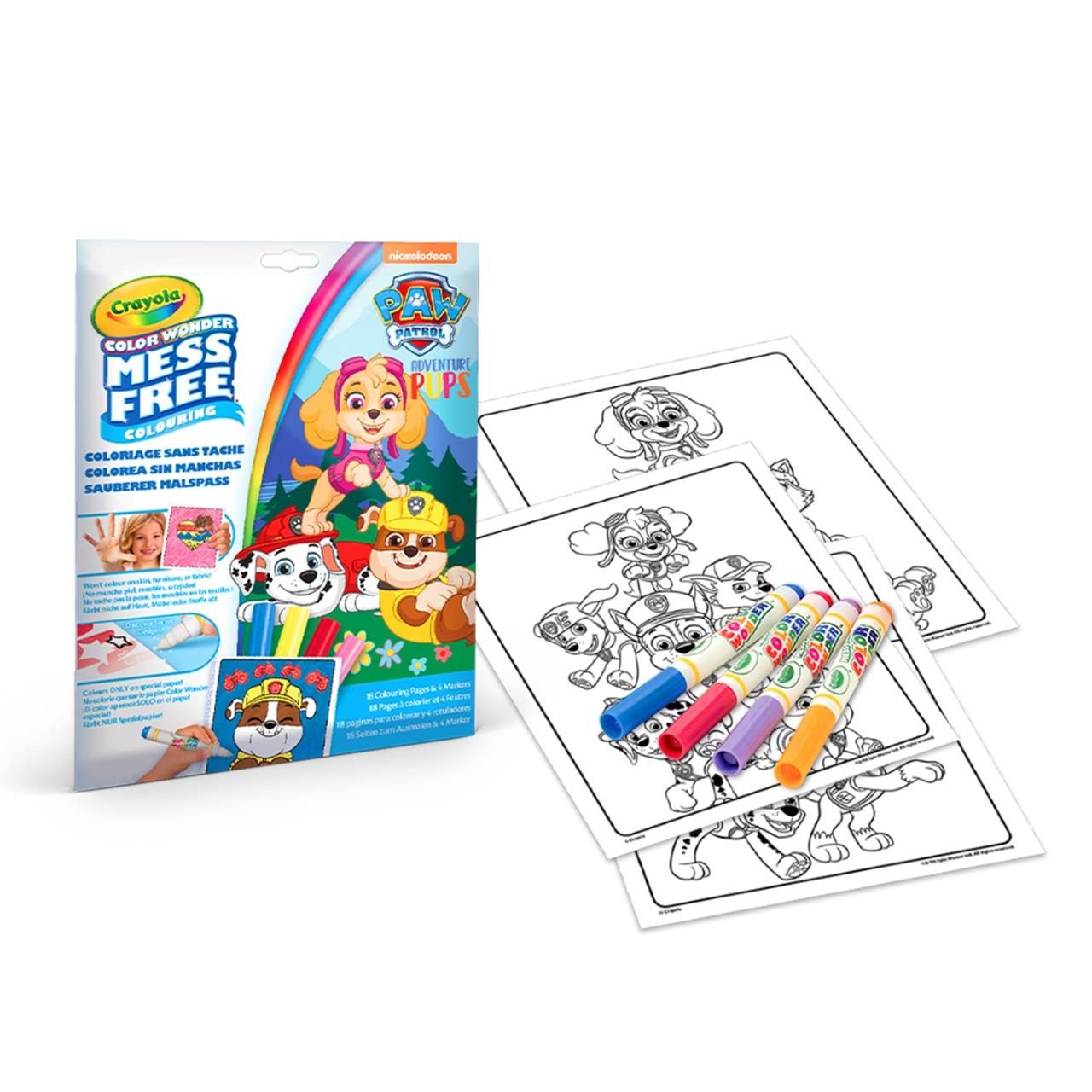 Crayola Colour Wonder Mancs őrjárat színező