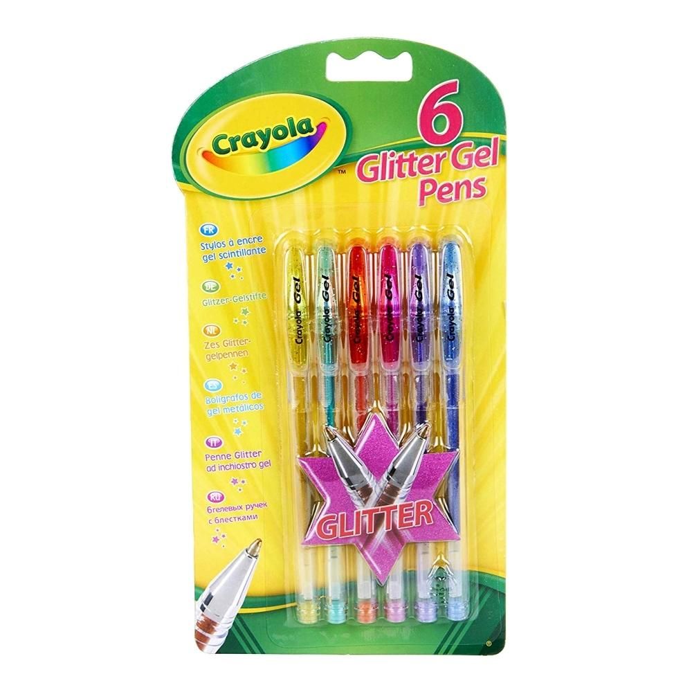 Crayola Csillámos zselés toll 6 db
