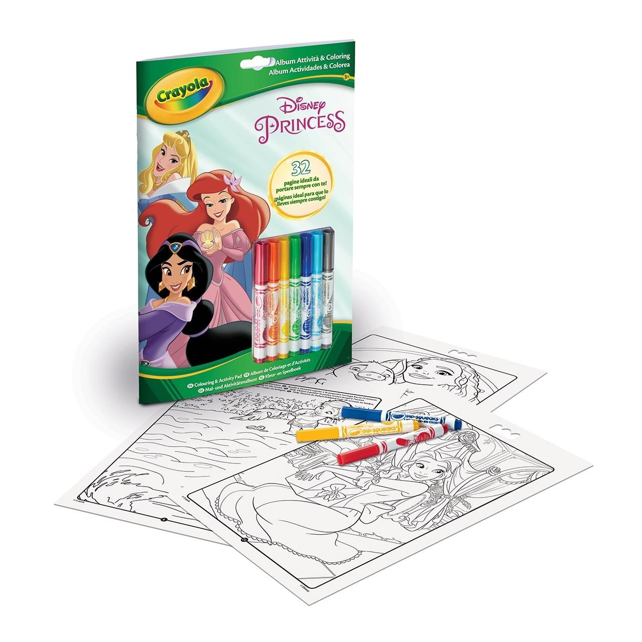 Crayola Disney-hercegnő színező és foglalkoztató