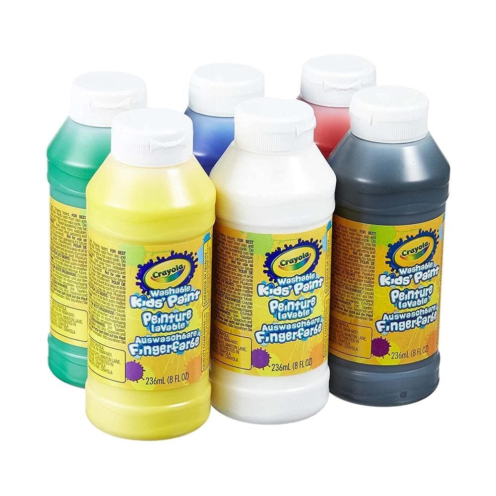 Crayola Ecsetkész festék 250 ml 6 db