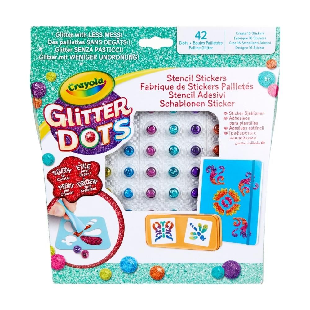 Crayola Glitteres dekorgyöngyök csodás minták készlet