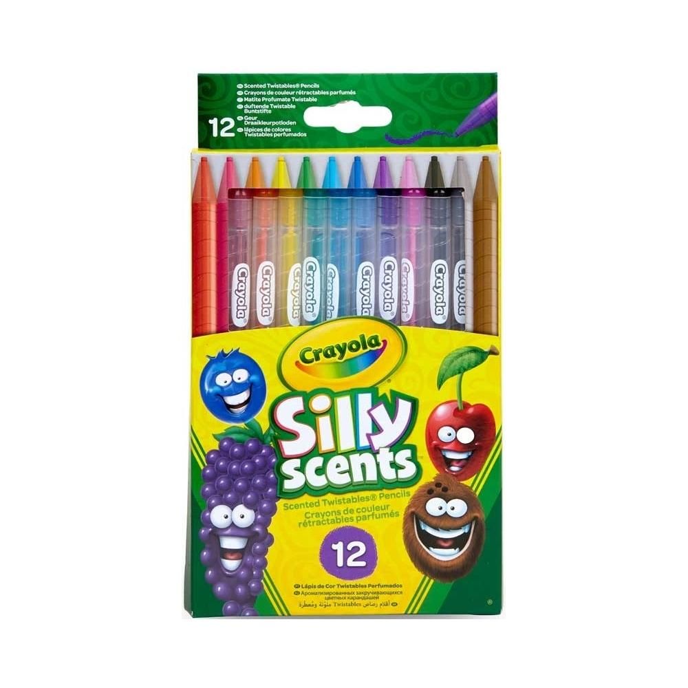 Crayola Illatos csavarozható színesceruzák 12 db