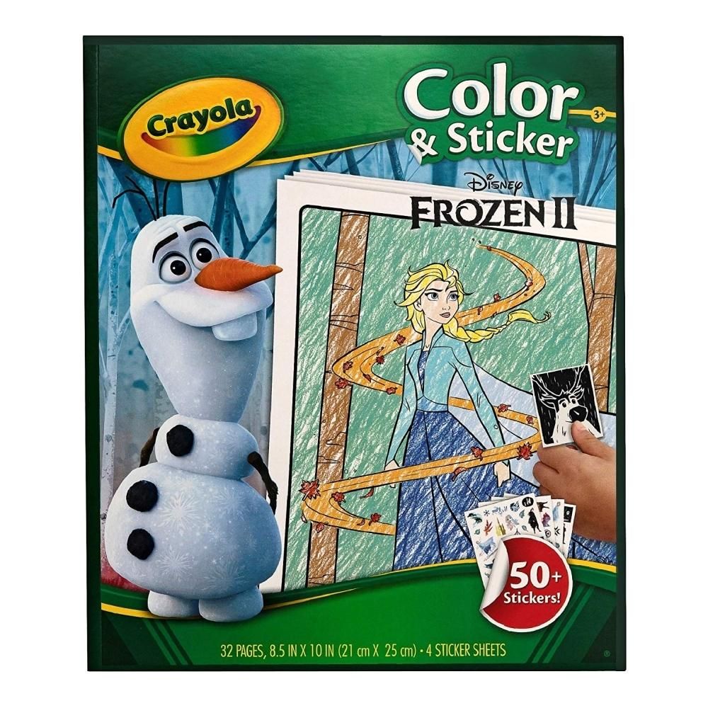 Crayola Jégvarázs 2 színező és matricázó füzet